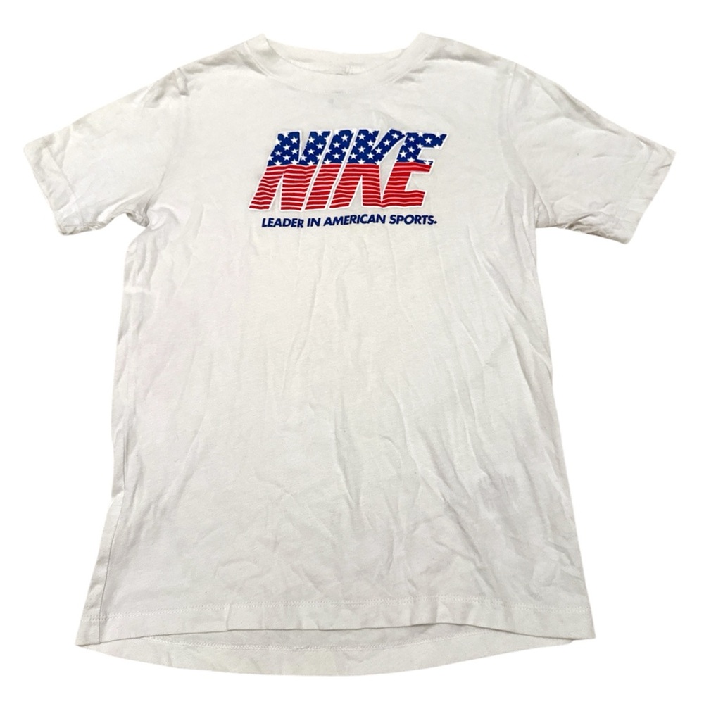 Nike Boys Red, White and Blue Graphic T-Shirt